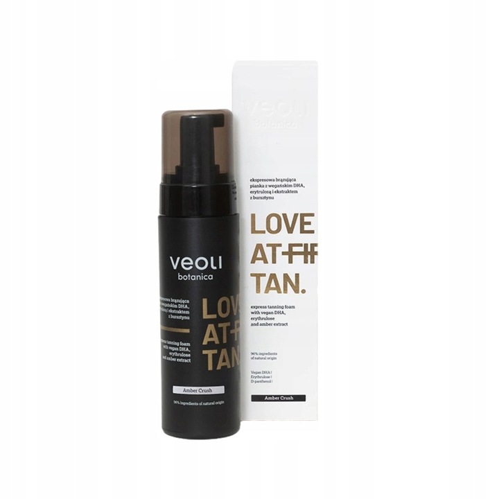 Автобронзираща пяна Veoli Botanica LOVE AT FIRST TAN Amber Crush, 200мл