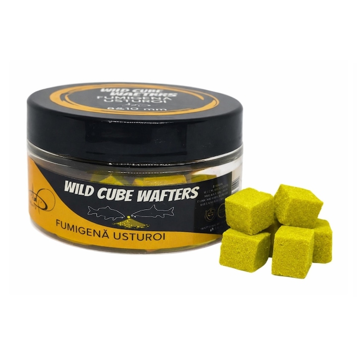 Wild Cube Wafters, Fumigena Usturoi, 35gr, ADP Baits, 8-10 mm