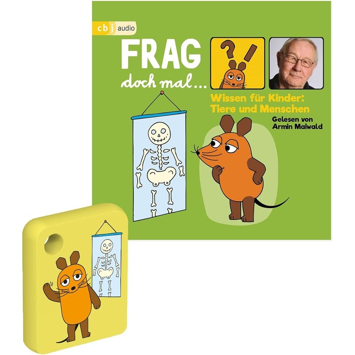 Carte audio interactivă Galakto - Animale și Oameni, 5+ ani, 74 minute, plastic