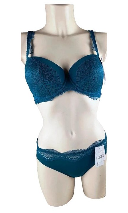 Női fehérnemű szett, Simone Perele, kék, 70D EU