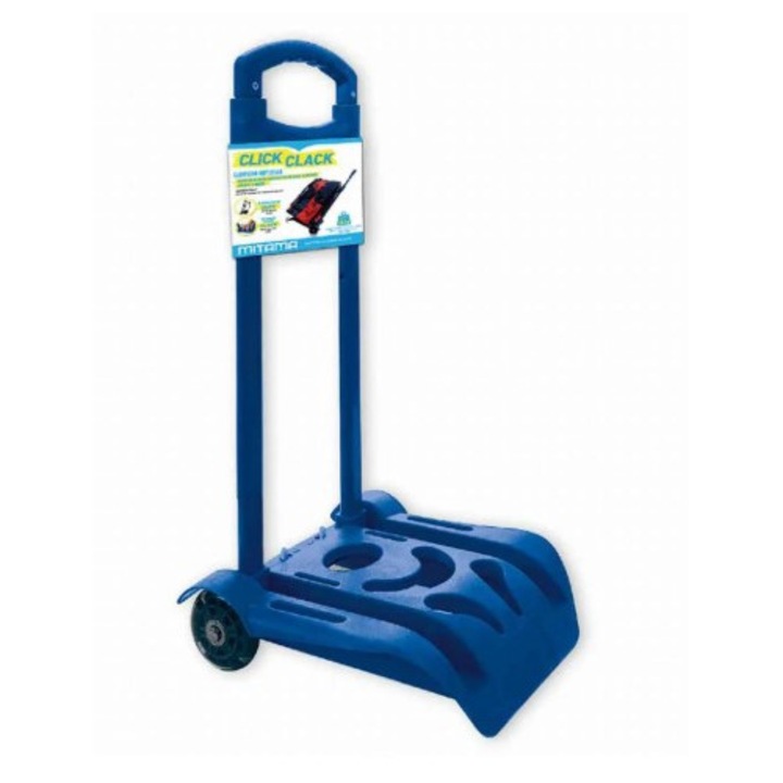 Suport/Troler Detasabil, Mitama, Pliabil, pentru Ghiozdane, Maner Reglabil, Universal