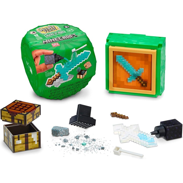 Set de joacă Minecraft, Miniverse, 8+ ani, plastic, creativ