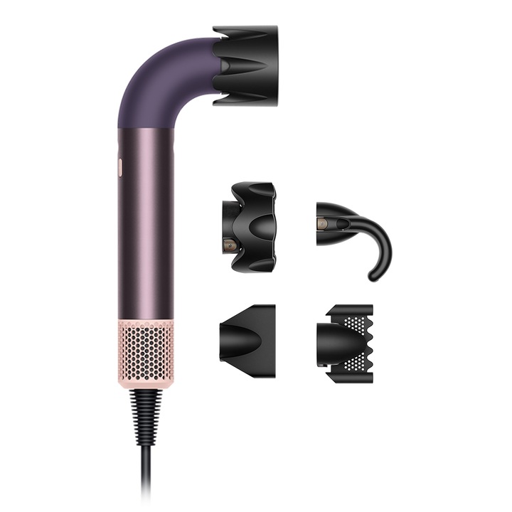 Сешоар Dyson Supersonic r™ HD17 Straight+Wavy, Jasper Plum.
