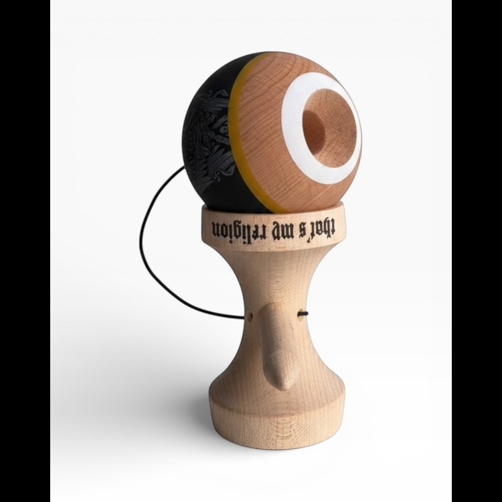 Kendama interactivă, OKendama, model ZERO1++, finisaj AntiSkid