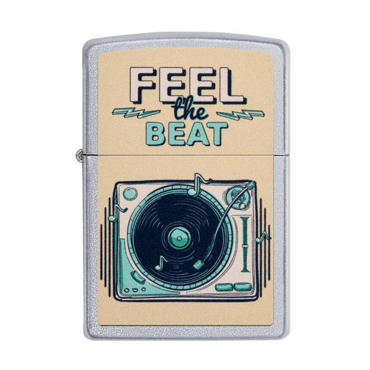 Bricheta Zippo, design muzical Feel The Beat, metal