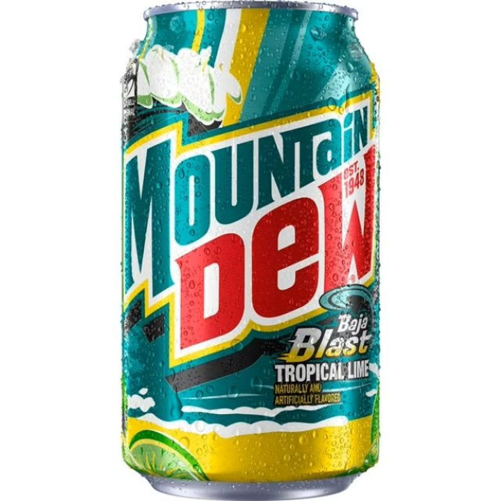 Mountain Dew Baja Blast Tropical Lime USA