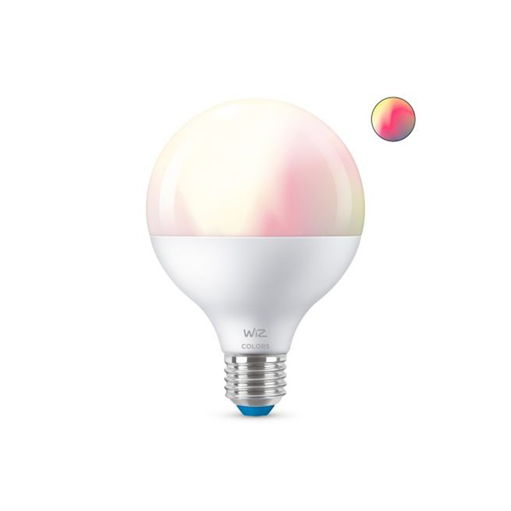 Лампа LED G95 11-75W E27 922-965 RGB wifi, Wiz