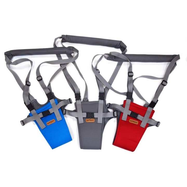 Szelki pentru invatarea mersului, Luka, ajustabile, material moale, multicolor