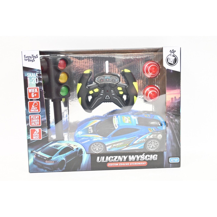 RC autó kiegészítőkkel, ToysForBoys, 143205, többszínű