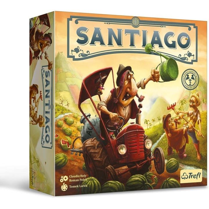 Настолна игра, Сантяго, Trefl, 2-5 играчи, 60 мин, 10+, многоцветен, 260x260x80см