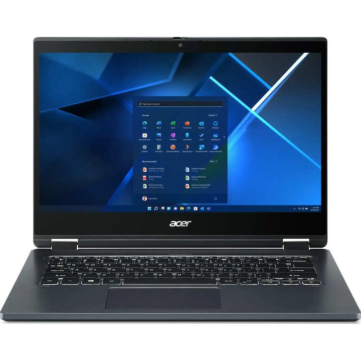 Laptop Acer Travelmate P2 WUXGA 16 inch Intel Core i5-1335U 16GB 512GB SSD RTX 2050 Windows 11 Pro Slate Blue Layout DE