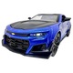 Chevrolet Camaro kék modell 1:24 hanggal, fényekkel, nyitható ajtókkal és motorháztetővel