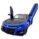Chevrolet Camaro kék modell 1:24 hanggal, fényekkel, nyitható ajtókkal és motorháztetővel