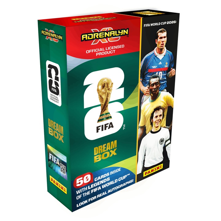 Joc de societate Dream Box FIFA World Cup 2026, 50 carti, multicolor