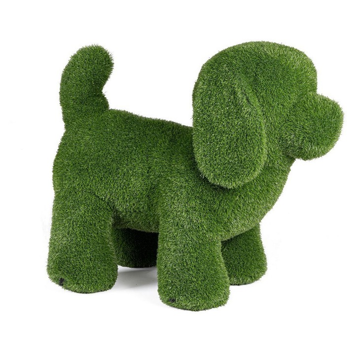 Figurina Catelus iarba artificiala verde 100x50x88h