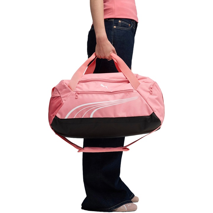 Geanta unisex Puma Fundamental Small Sports Bag 34L, Roz, One-Size
