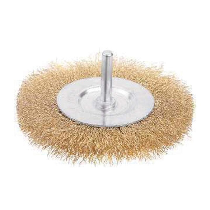 Perie Cilindrica Plata de Sarma, Profesional, Harden, Prindere 6.35, Disc 50, Diametru Sarma 0.3