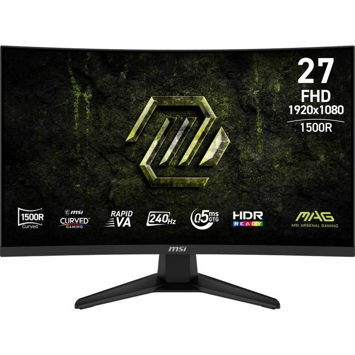 Monitor MSI 27" MAG 275CF X24, negru