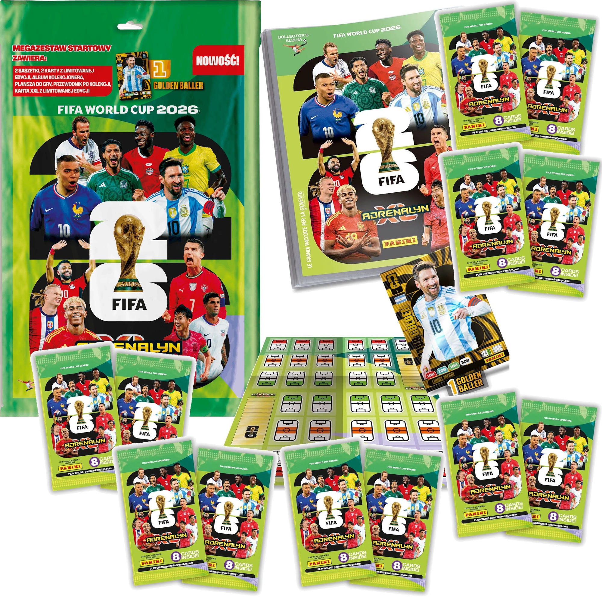 Megazestav startar FIFA World Cup 2026 Adrenalyn XL, 80 carti