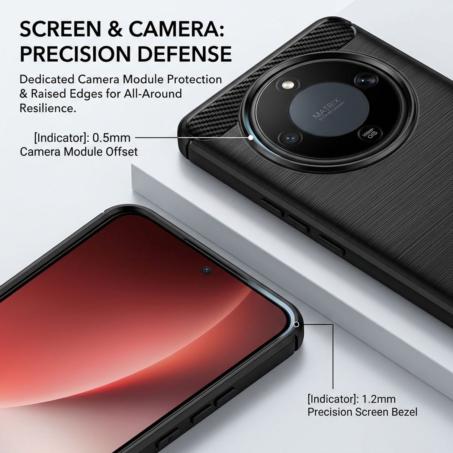 Husa de protectie pentru Honor Magic 8 Lite, Model Fibra de Carbon, Antisoc, Slim Fit, Material Silicon TPU Flexibil, Spate Mat Anti-Amprenta, Margini Ridicate Protectie Camera, Culoare Negru