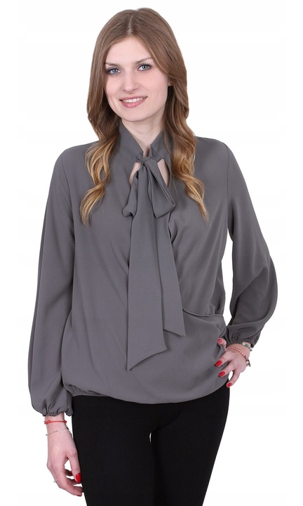 Bluza dama, sarcia.eu, Gri, material delicat, confortabila, versatila, M INTL