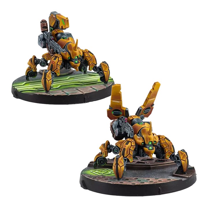 Разширение за игра Infinity, Yu Jing Yaoxic Remotes Lu Duan / Rui Shi, Corvus Belli, 2 модела за сглобяване, сив