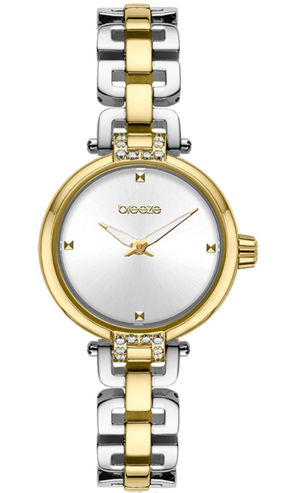 Ceas dama Breeze Knotique Crystals 713021.1, 28mm, anoxiedat, mprasele, 10 ATM, 2 ani garantie