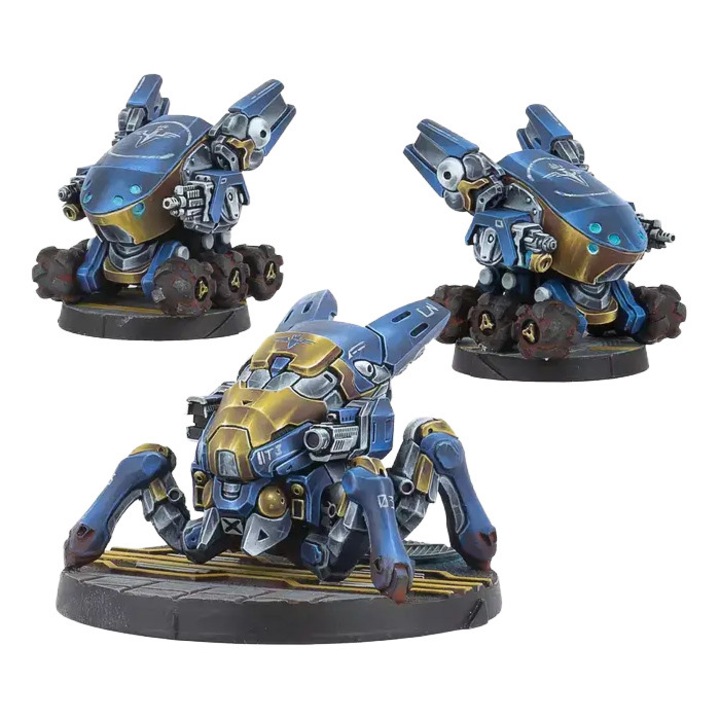 Infinity Разширение за игра, O-12 Torchlight Brigade Expansion Pack Beta, Corvus Belli, 3 модела за сглобяване, сив