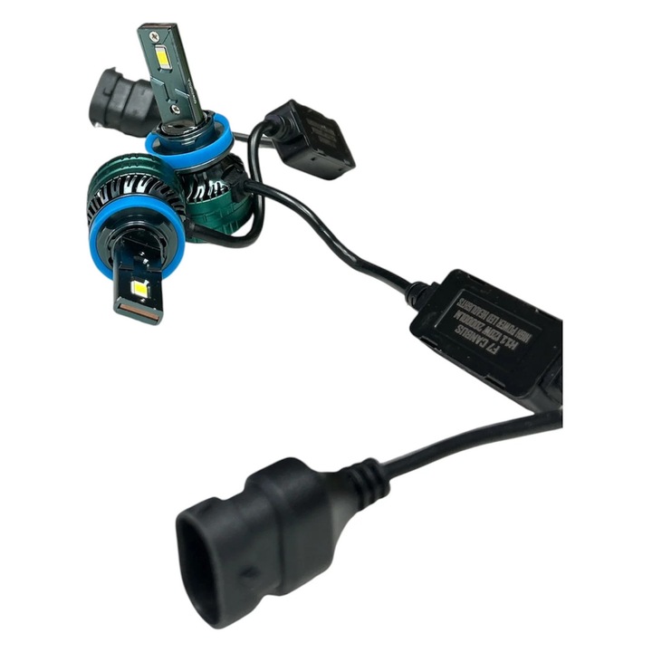 Set Becuri LED H11/H8/H9 - 120W, 20000 Lumeni, 6500K Canbus