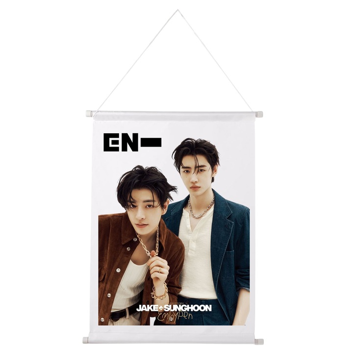 Poster personalizat enhypen kpop jake si sunghoon, 56x39 cm