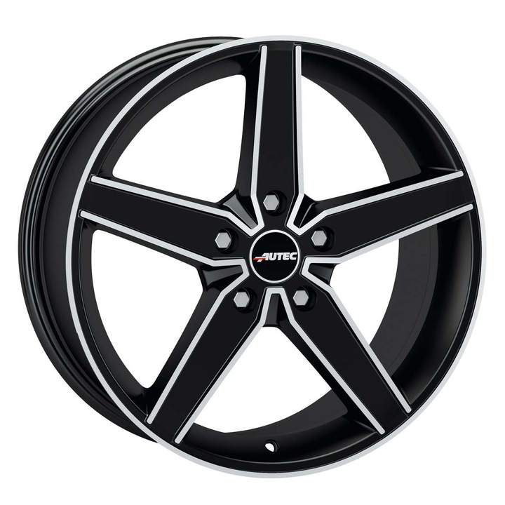 Janta aliaj AUTEC 7.5x17 ET35 5x112, 17 inch, pentru VW / Audi / Mercedes / Skoda, Negru