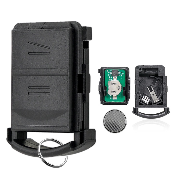 Cheie auto completa cu telecomanda Pentru Opel Vauxhall Corsa C Meriva Combo Agila Tigra 2 butoane 433MHz，FCCID: 5WK48669