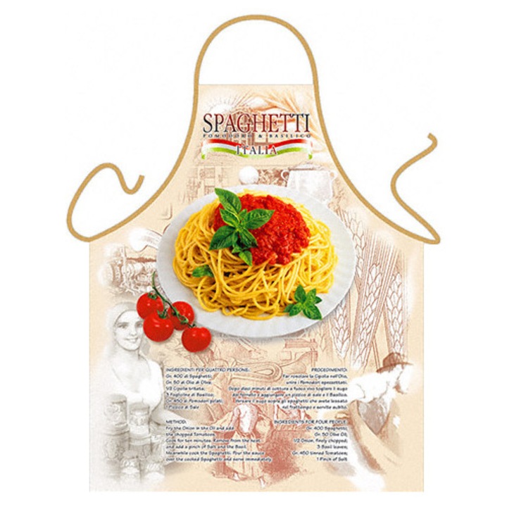 Sorturi bucatarie si gratar Itati, Schite cu spaghetti si busuioc, maro