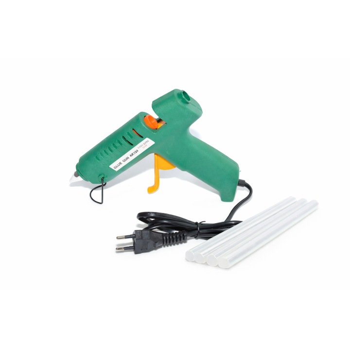 Пистолет за силикон AKKO с 11 мм силиконови пръчки, 4 бр. подарък, 60W