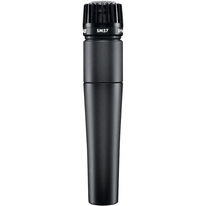 Vezetékes dinamikus mikrofon hangszerekhez, fekete
