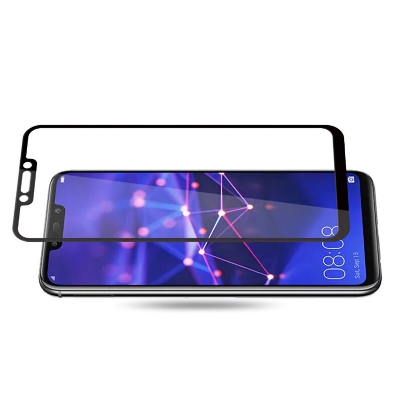 Folie pentru Huawei Mate 20 Lite / P Smart Plus / Nova 3 / Nova 3i, SKYDDAR INNOVATION, Sticla Securizata, Ultra HD, Protectie 111D, Montare Simpla, Transparent, set cu sticker