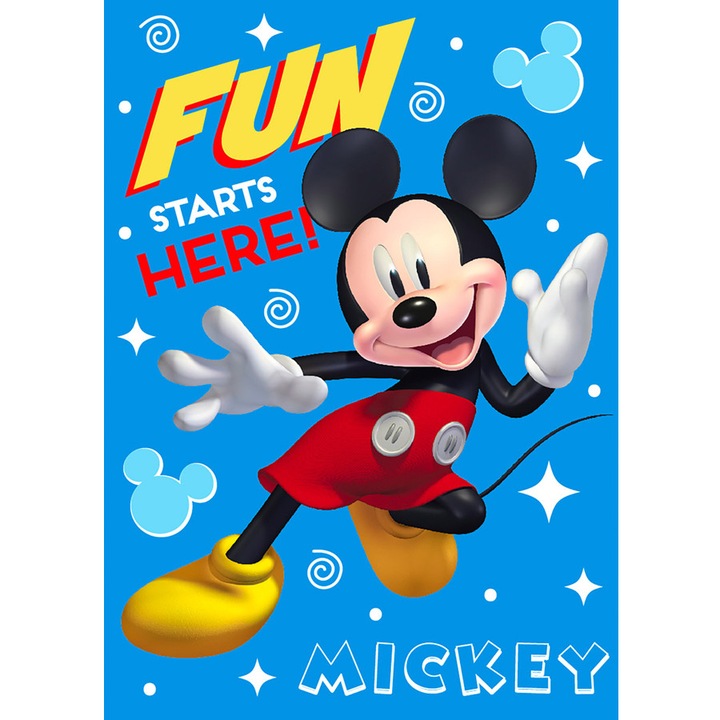 Patura pentru copii Disney Mickey Mouse