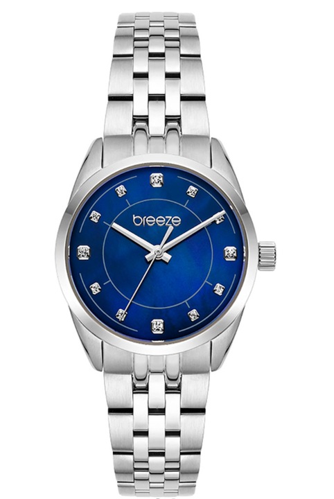 Ceas dama Breeze Ocealis Crystals 612611.3 Quartz 30mm, mprasele, mble kantran, 10 ATM