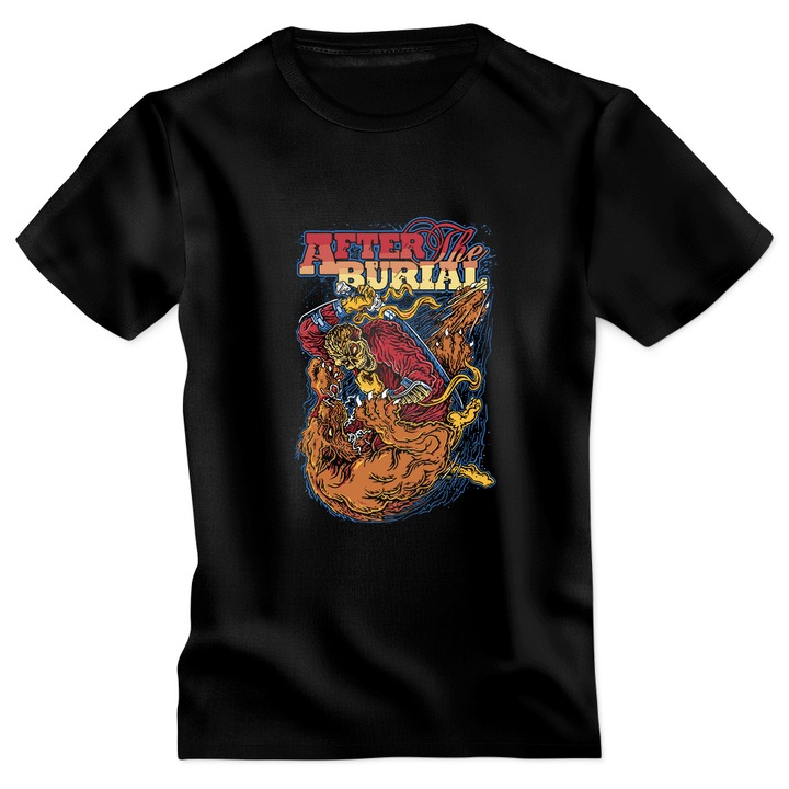 Tricou personalizat After the Burial model 1 negru L Oktane