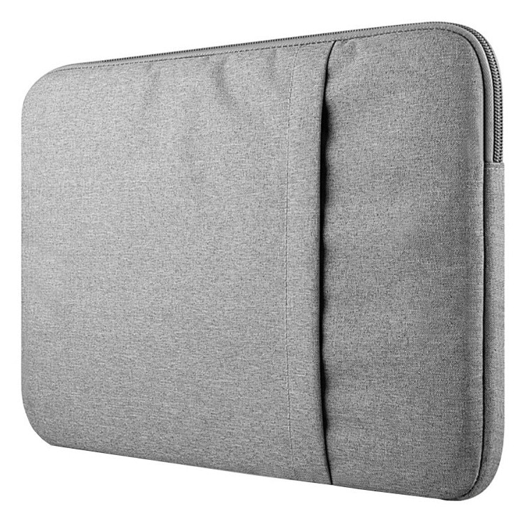 Husa Laptop 15.6 Inch, Geanta Laptop Universala Waterproof, Protectie Antisoc si Anti-Zgarieturi, Buzunar Accesorii, Gri