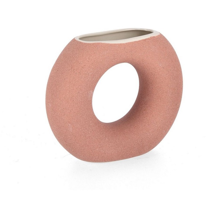 Vaza flori piatra caramizie Loki 22.5x7.5x18.5h