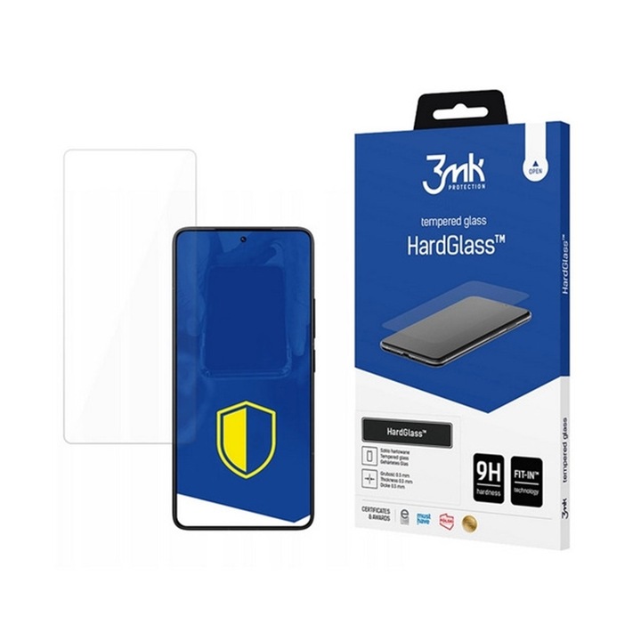 Стъклен протектор, съвместим с Honor Magic8 Lite - 3MK HardGlass стъклен протектор