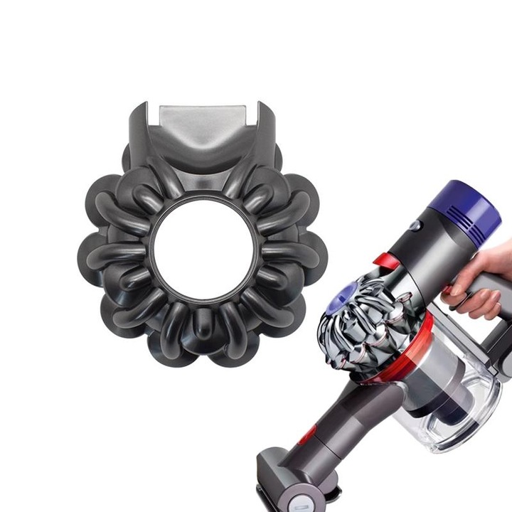 Felső cserefedél Dyson V7/V8 porszívó ciklonhoz, ABS anyag, tartós, 1 darabos készlet
