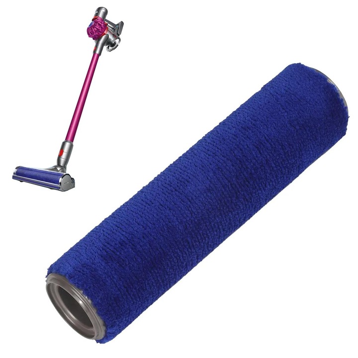 Puha bársony tisztítófej porszívóhoz, Generic, kék, készlet Dyson V12-höz