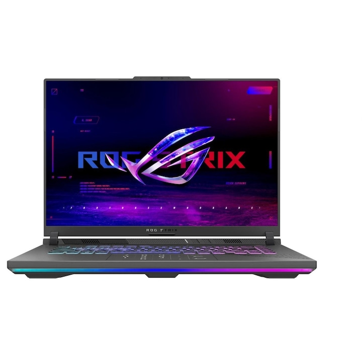 Laptop ASUS ROG Strix G16, 16" WQXGA, AMD Ryzen™ 9 9955HX pana la 5.4 GHz, 16 GB RAM DDR5 5600, 1 TB SSD, NVIDIA® GeForce® RTX 5070 8 GB, Free Dos, Eclipse Black 1 TB