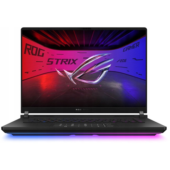 Laptop ASUS ROG Strix SCAR 16, 16" WQXGA, Intel® Core™ Ultra 9 275HX pana la 5.4 GHz, 32 GB RAM DDR5, 4 TB SSD, NVIDIA® GeForce® RTX 5090 24 GB, Windows 11 Home, Black 4 TB