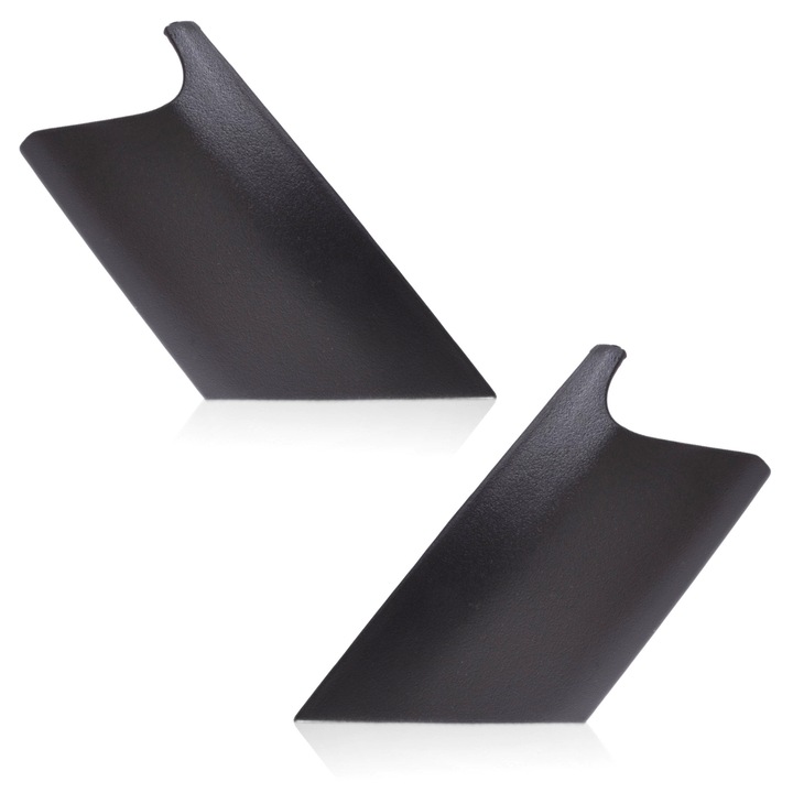 OPEL ASTRA J 12-15 Z HALOGENAMI grila bara de protectie fata NEAGRA stanga + dreapta SUS 2 buc.