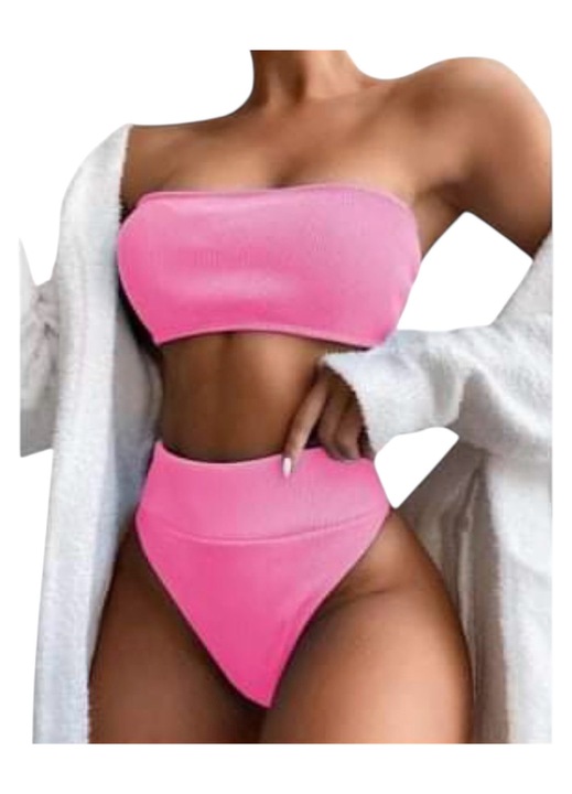 Női kétrészes fürdőruha, Azure Muse, rózsaszín, M-es méret INTL