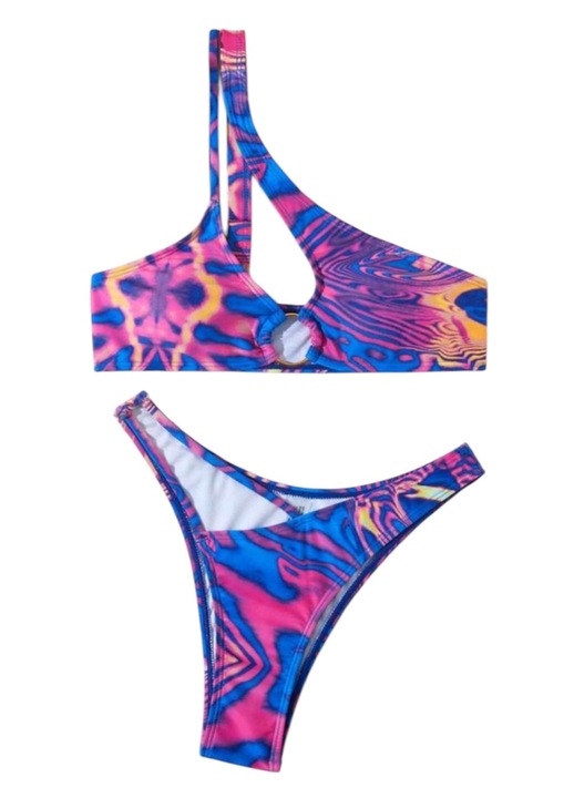 Női kétrészes fürdőruha, többszínű, M INTL méret, szett