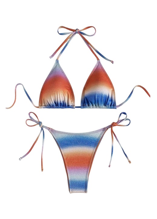 Többszínű kétrészes női fürdőruha Azure Muse, S méret INTL